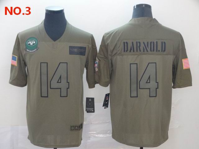 Men's New York Jets #14 Sam Darnold Jersey NO.3;